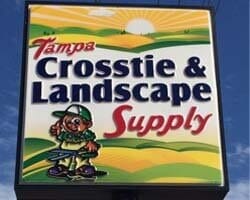 Business Sign Board — Ruskin FL — Tampa Crosstie and Landscape Supply, Inc