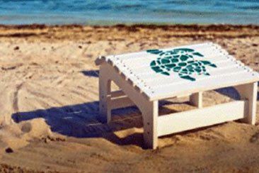 Ottoman Table With Turtle Design — Ruskin FL  — Tampa Crosstie and Landscape Supply, Inc