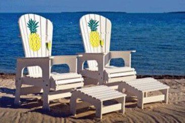 Two High Top Chairs & Two Ottomans — Ruskin FL  — Tampa Crosstie and Landscape Supply, Inc