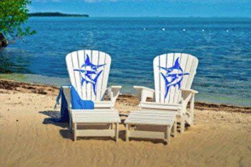 Two Adirondack & Two Ottomans — Ruskin FL  — Tampa Crosstie and Landscape Supply, Inc