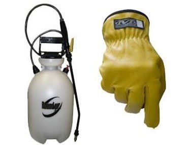 Sprayer & Gloves — Ruskin FL  — Tampa Crosstie and Landscape Supply, Inc