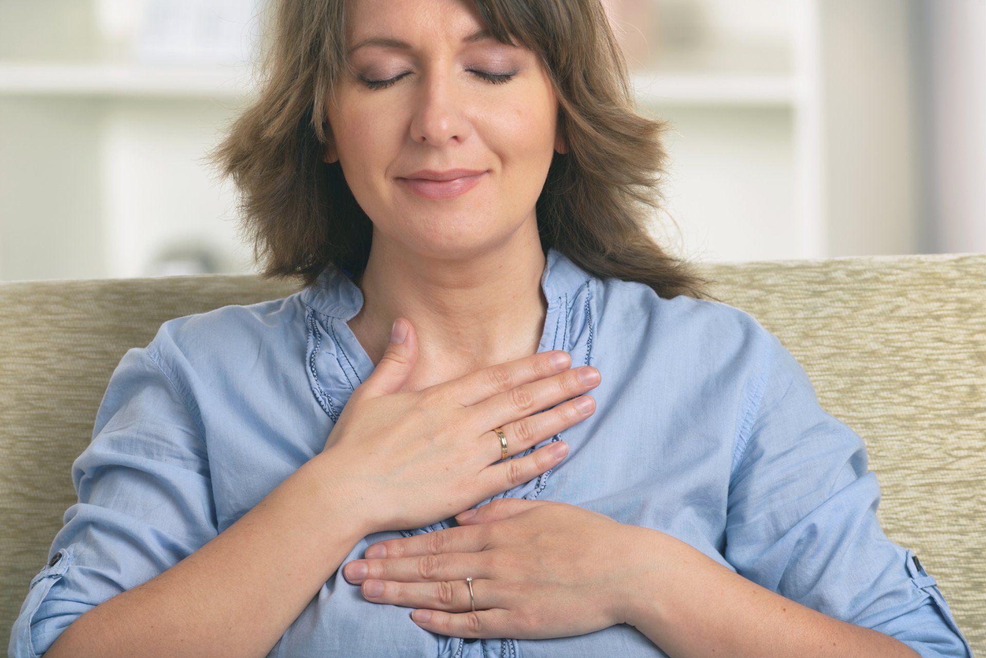 Woman Practicing Energy Medicine — Poway, CA — Sr. Nikki Goldman Woman Practicing Energy Medicine — Poway, CA — Sr. Nikki Goldman