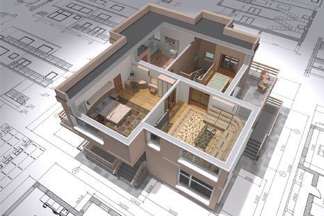 model of the building