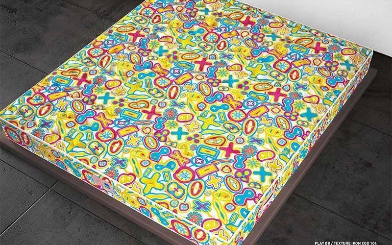 Materasso con stampa fantasia