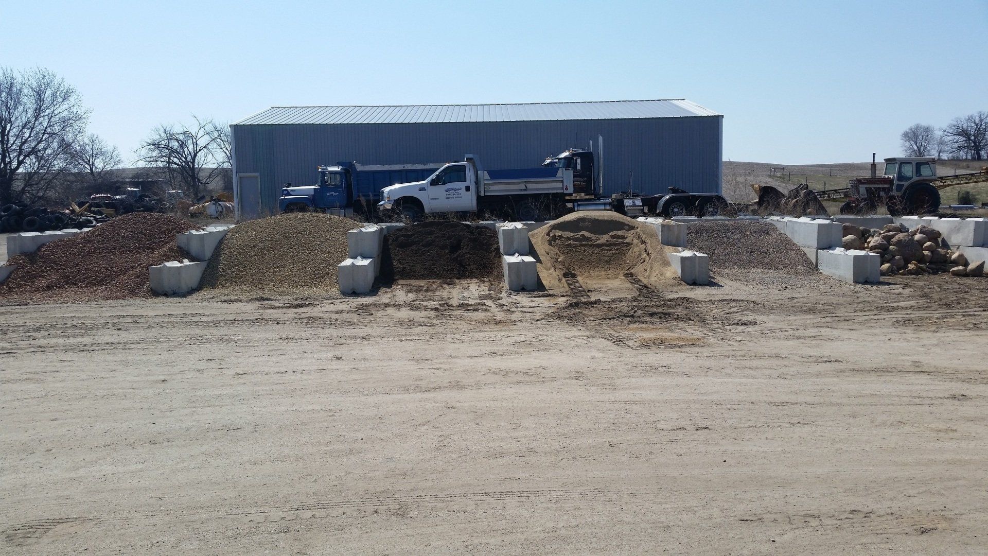 Sand and gravel — Witte Bros Excavating Inc in Faribault, MN Sand and gravel — Witte Bros Excavating Inc in Faribault, MN