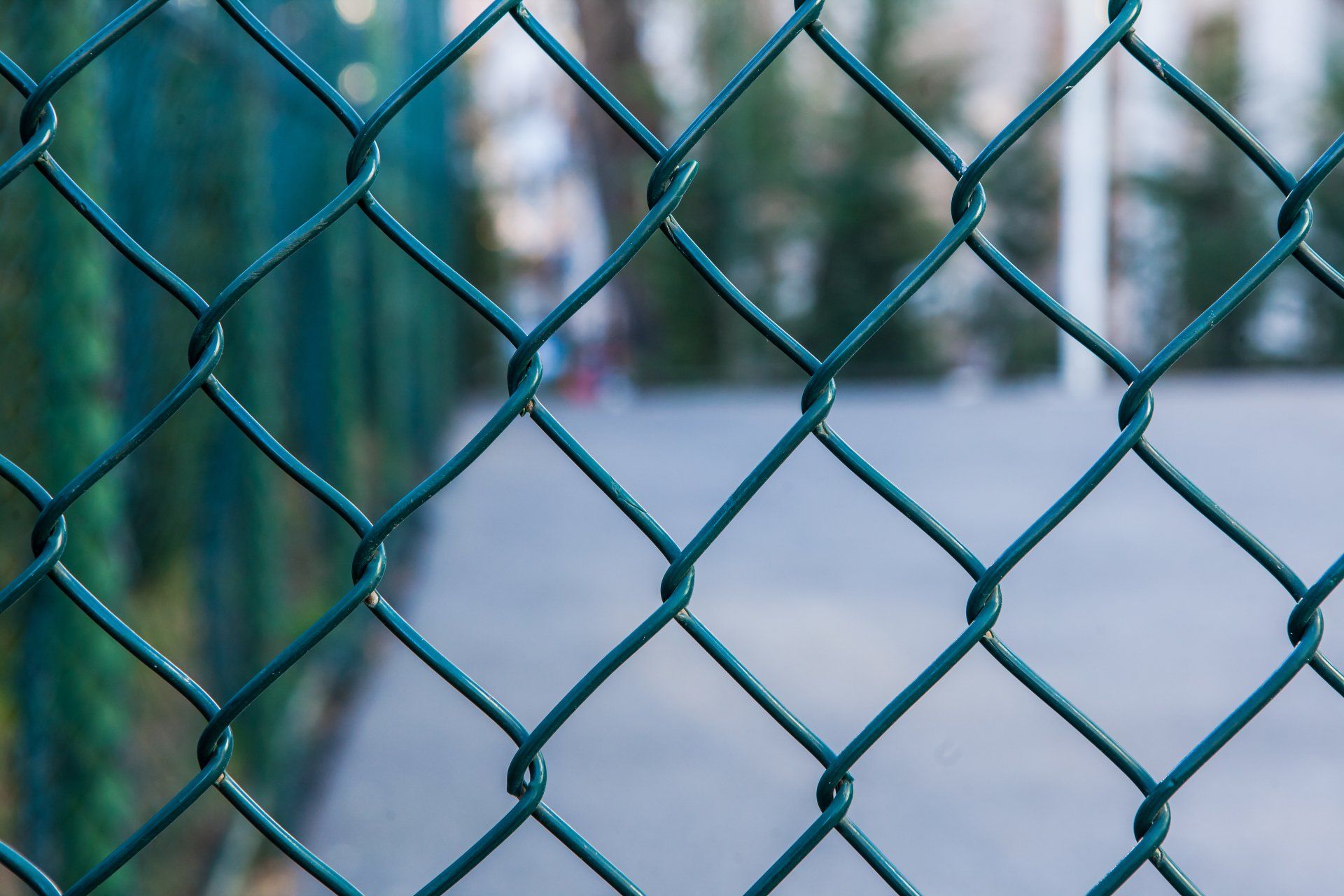 Green Chain Link Fence — Mobile, AL — Mobile Fence Green Chain Link Fence — Mobile, AL — Mobile Fence