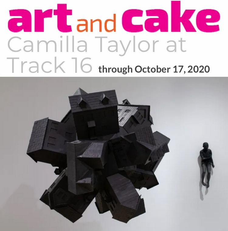 A poster for camilla taylor at track 16 through october 17 2020