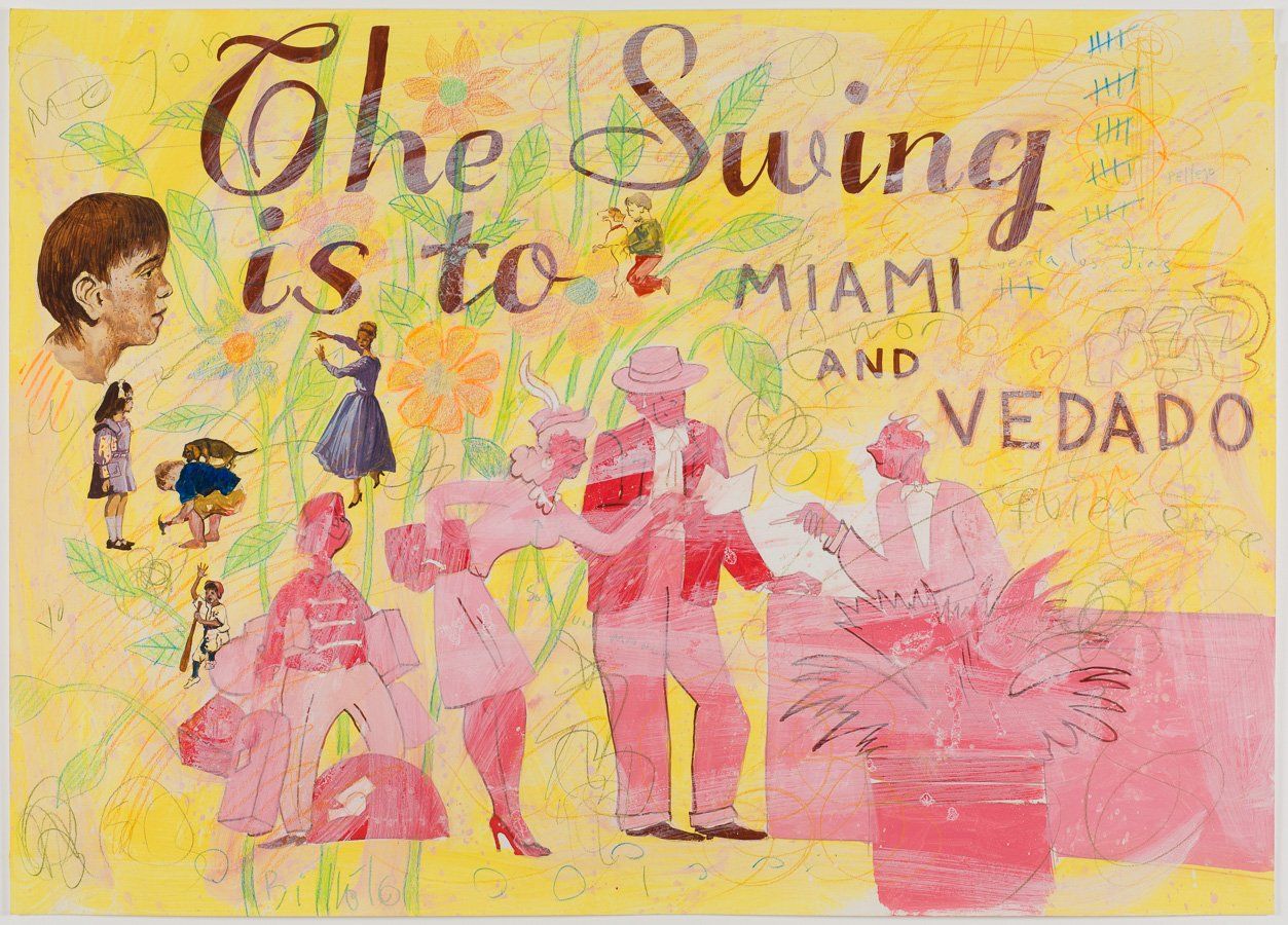 A poster for the swing is to miami and vedado