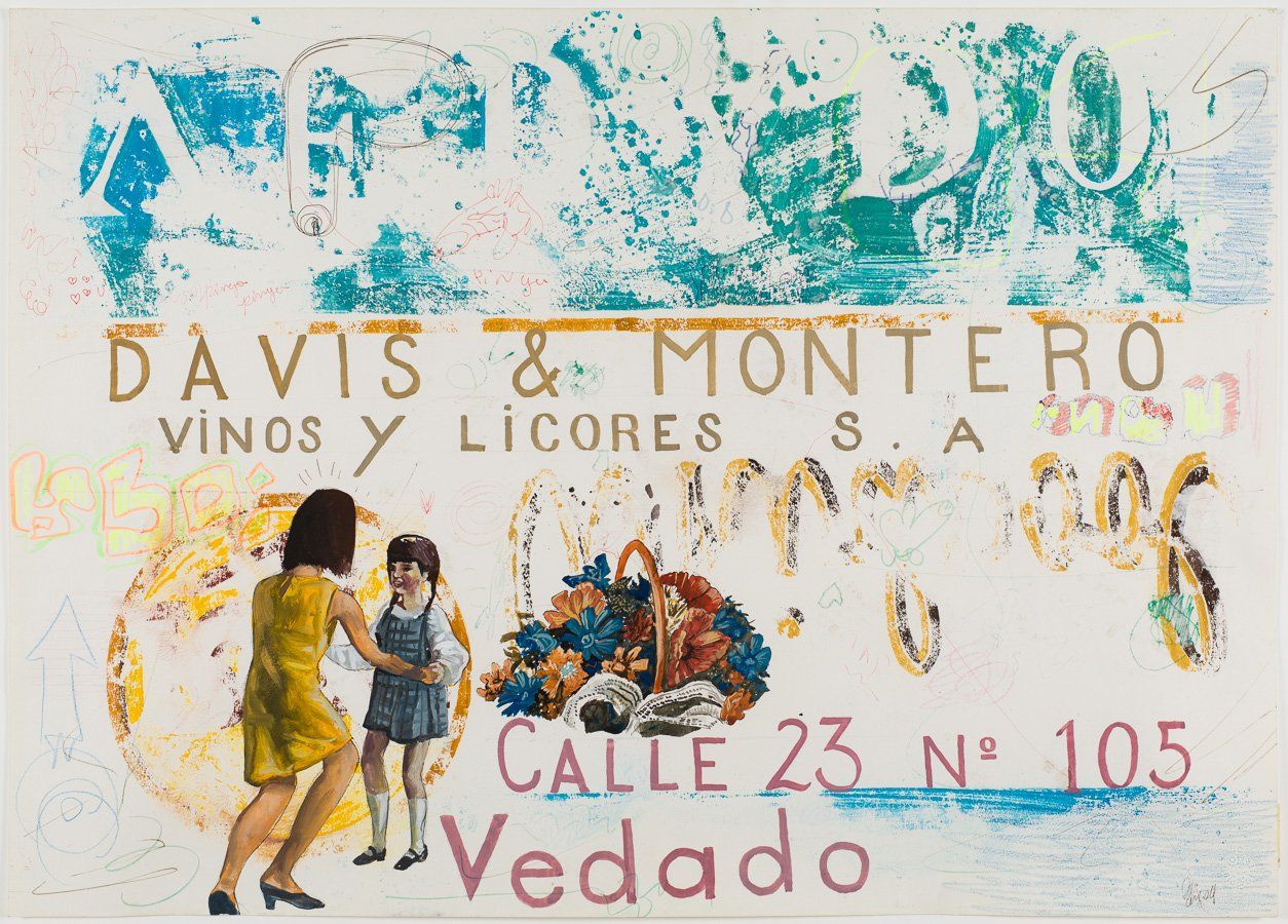 A poster for davis & montero wines and licores