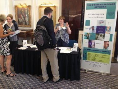 Doctors' Support Network 2016 DSN stand at ICPH 2014 mental health