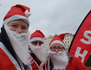 Doctors' Support Network 2018 Team Joy Santa Dash mental health