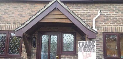 Brown upvc windows and doors