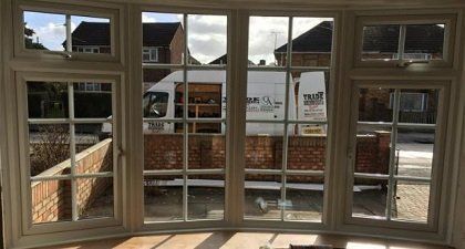 Replacement double glazed  bay