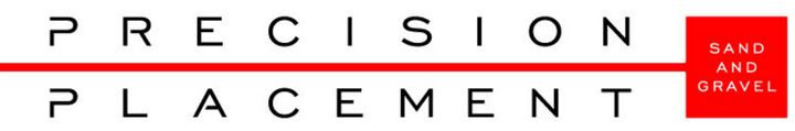precision placement sand & gravel logo