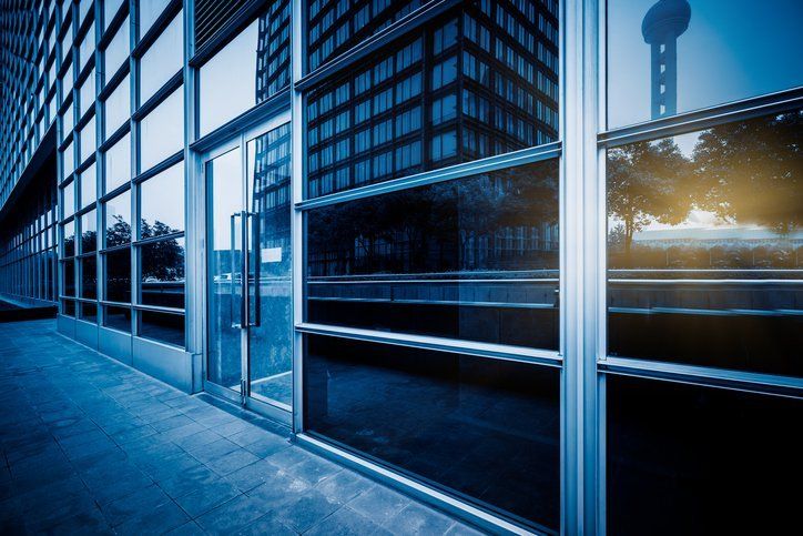 Modern office building