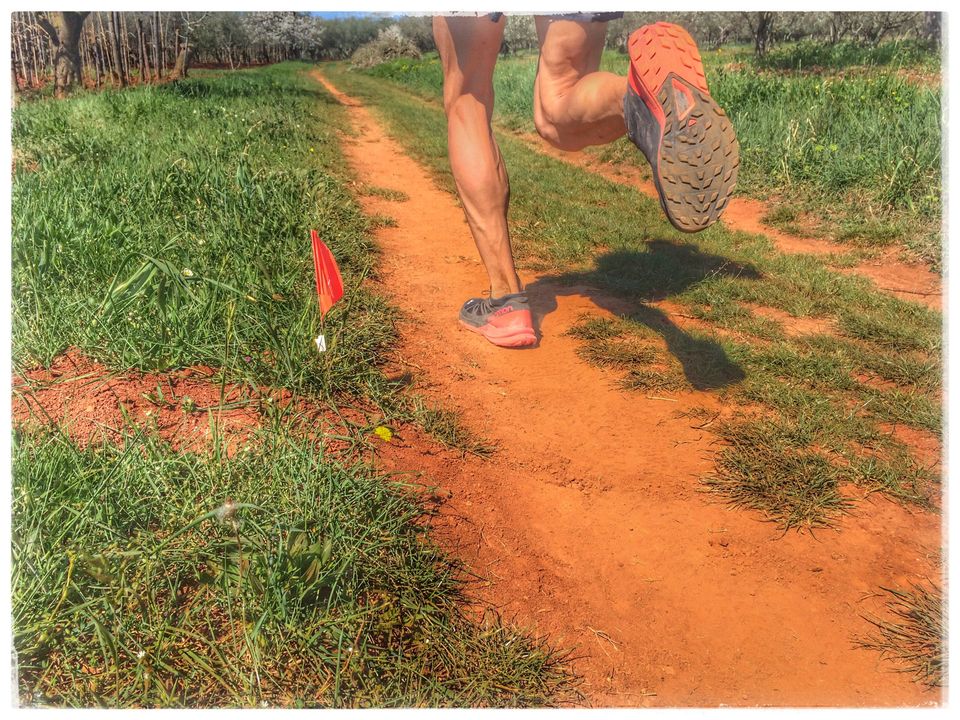 ...last weekend on the course of the 100 Miles of Istria; getting used to the sun again ;-) 