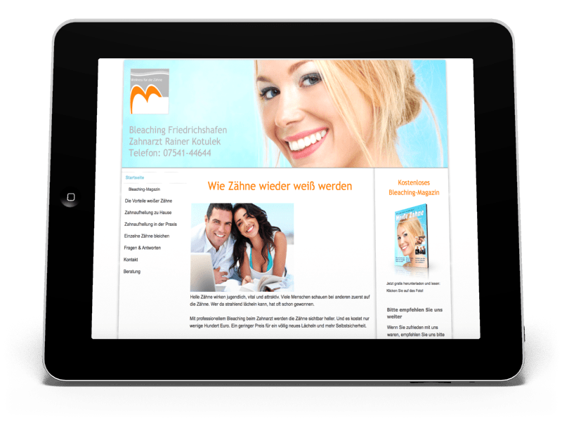 Zahnaufhellung - Bleaching Friedrichshafen Zahnaufhellung - Bleaching Friedrichshafen