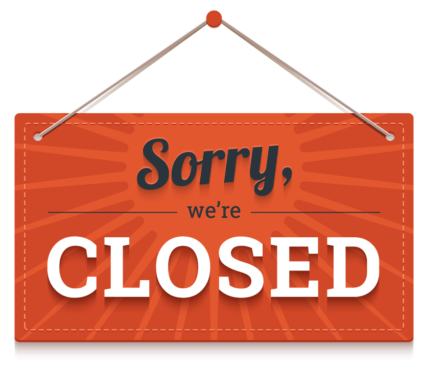 Sorry , Store is Closed.