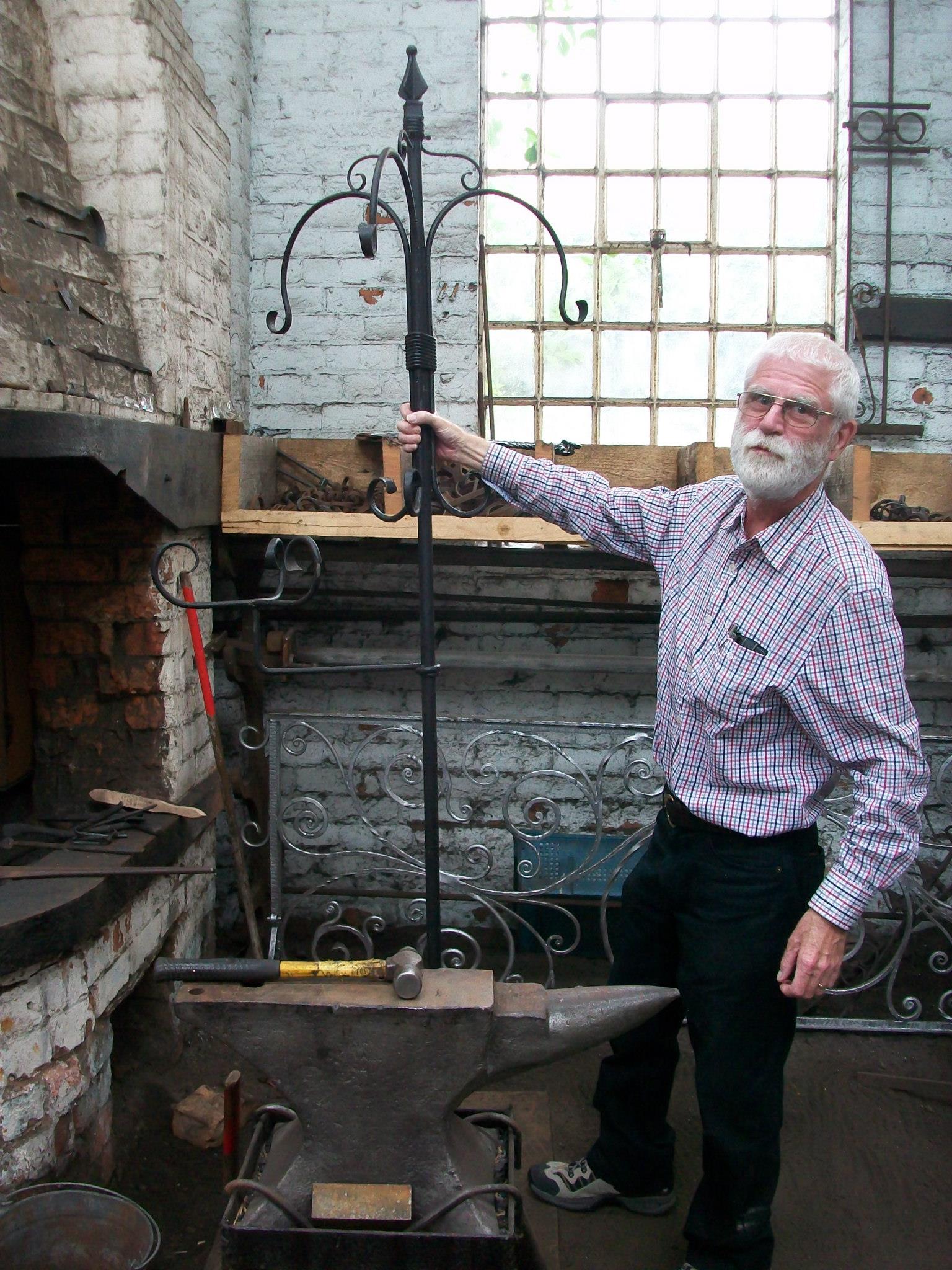 I teach blacksmithing
