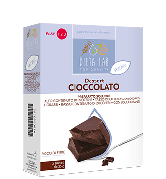 dessert al cioccolato a basso contenuto di zucchero