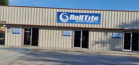 Residential House with Storm Shutter — Melbourne, FL — Roll Tite Shutters