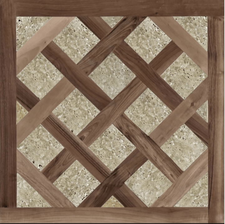 INTARSI: VERSAILLES NOCE TRAVERTINO