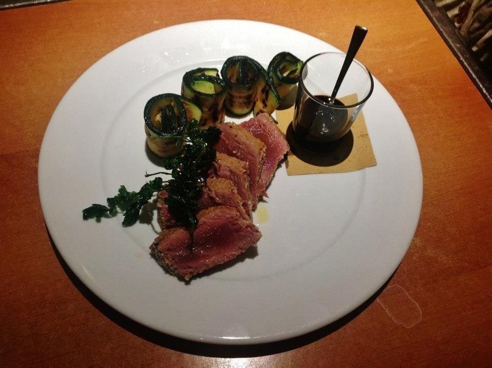 salmone scottato