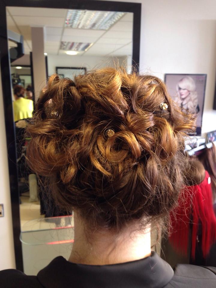 bridal hair