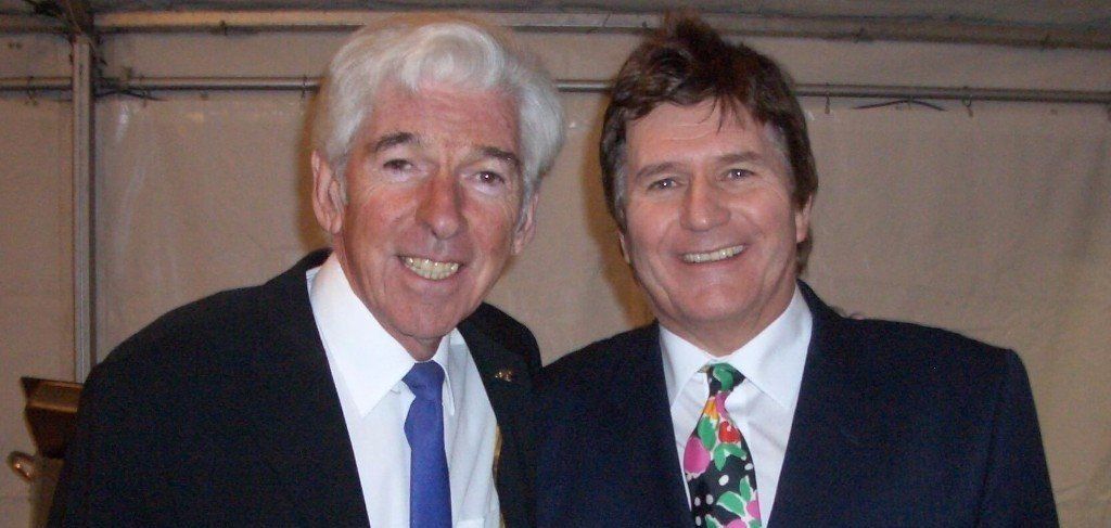 The great Tom O'Connor at a corporate event in Peterborough, 2007