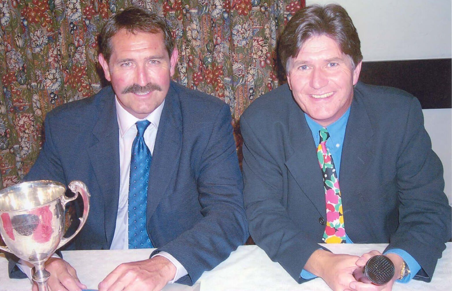 Former England cricket captain, Graeme Gooch, OBE at a sportsman's dinner at Orrell RUFC, Wigan, Lancashire, 2004
