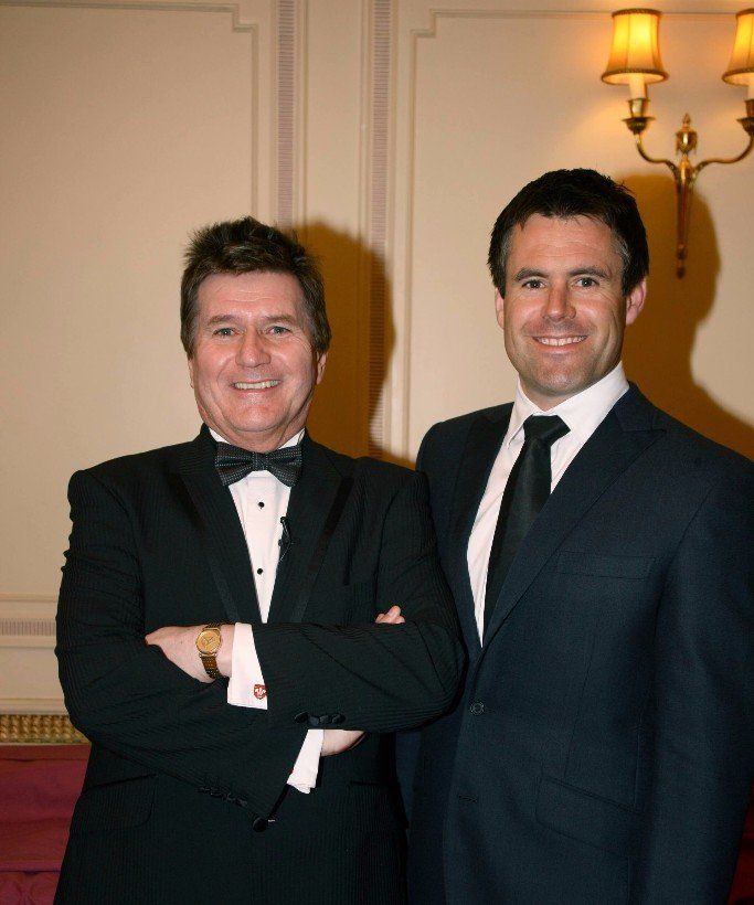 'Strictly' and Rugby great Kenny Logan at a corporate event at the Plaisterers Hall, London, 2009