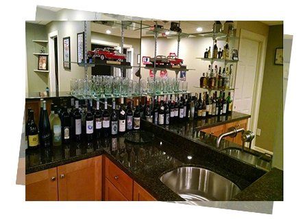 Custom bar mirror