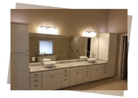 Custom bathroom mirror