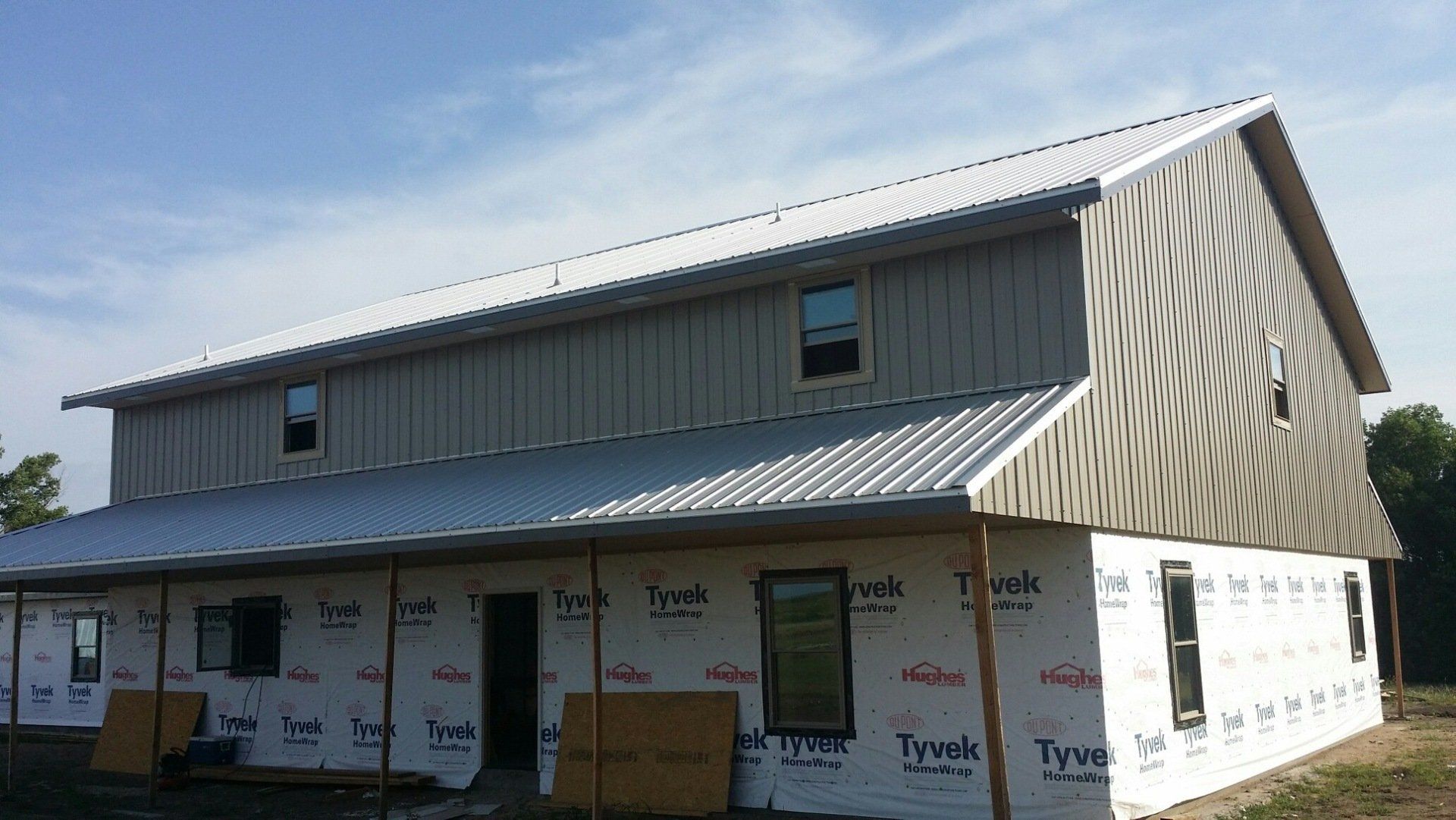 metal siding construction