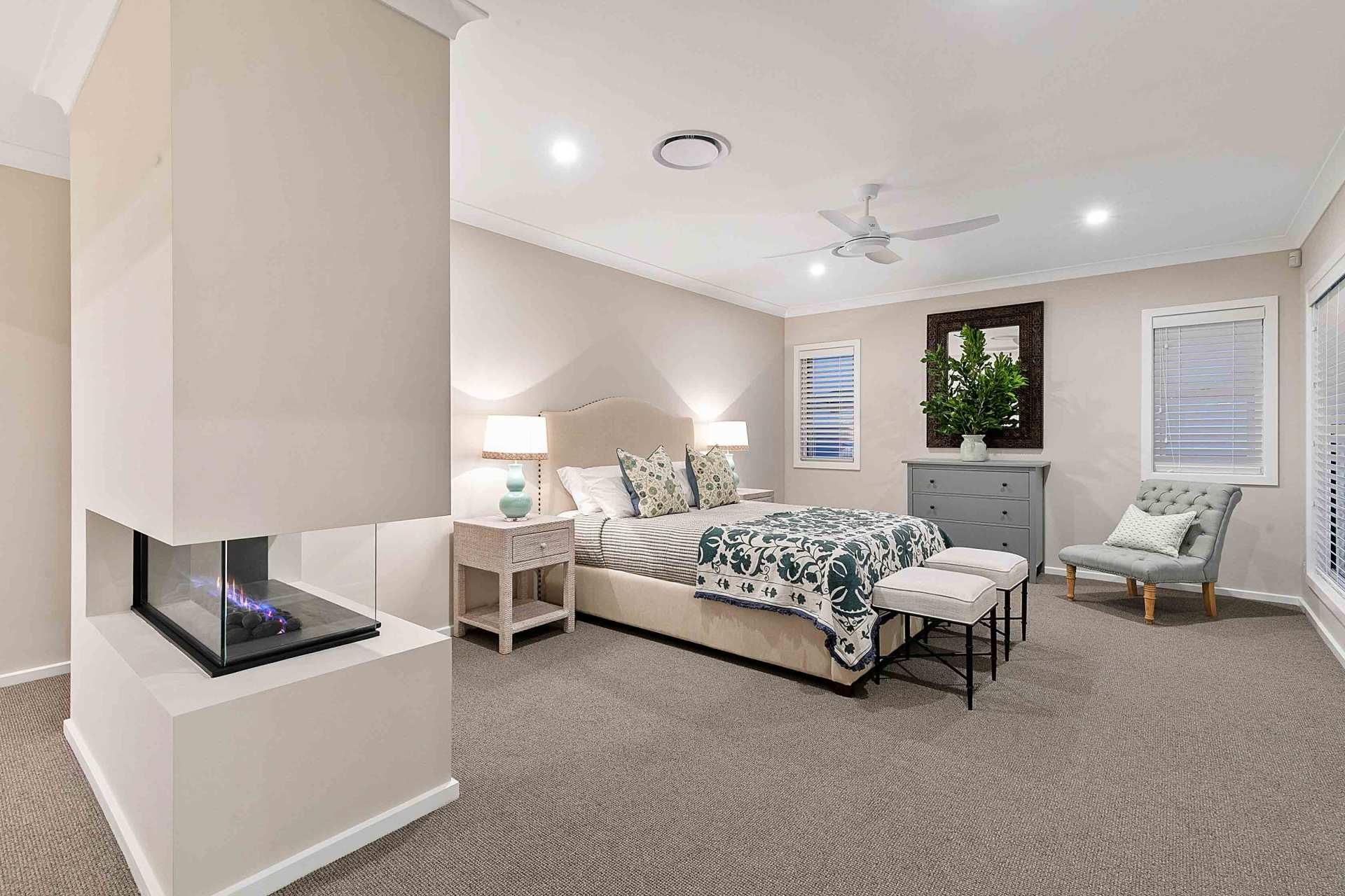 bedroom with paint