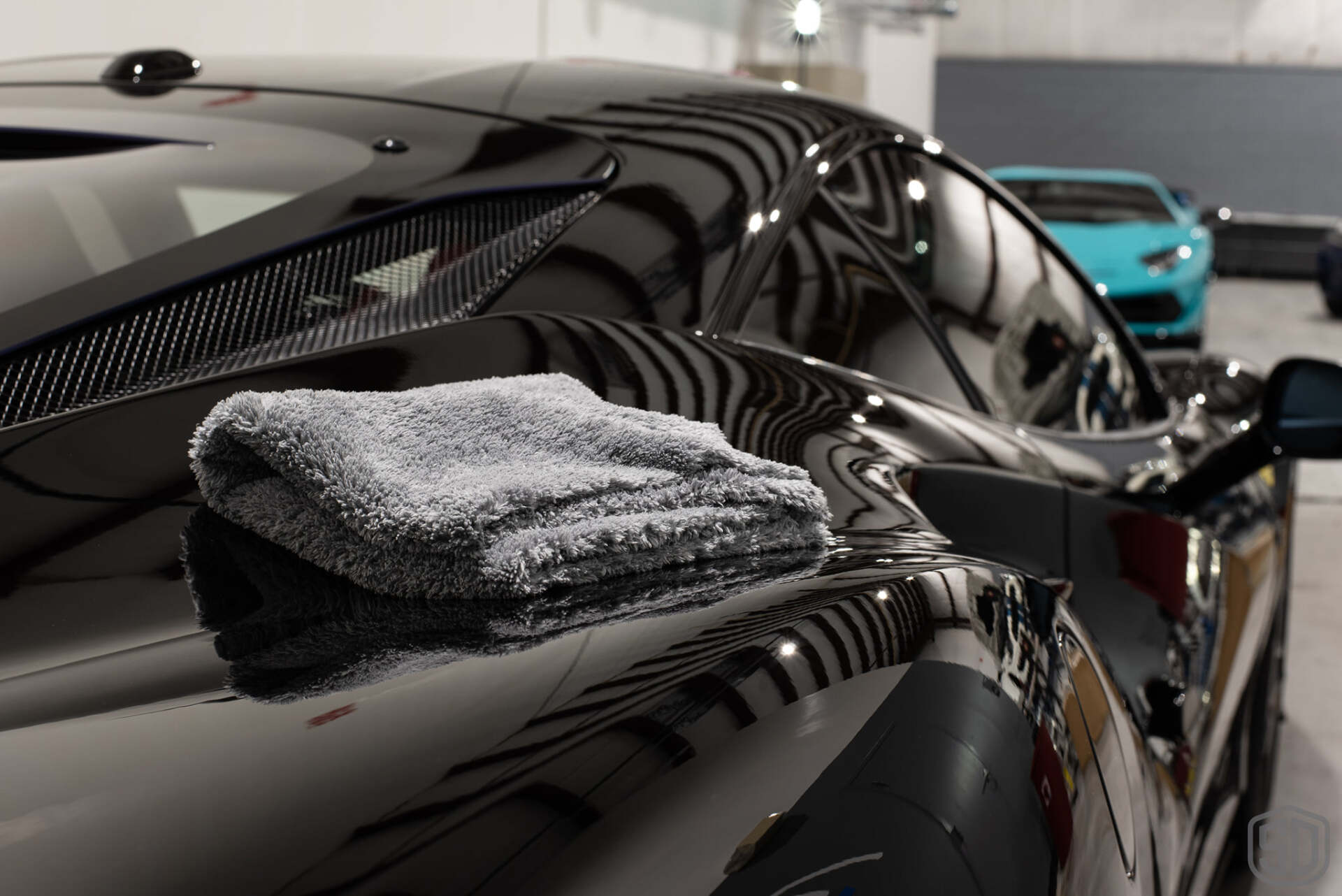 Recently completed Ferrari F8 Tributo comes in for its first Modesta wash. Last month we applied a full front PPF wrap and Modesta BC-04. What an amazing car and finish!