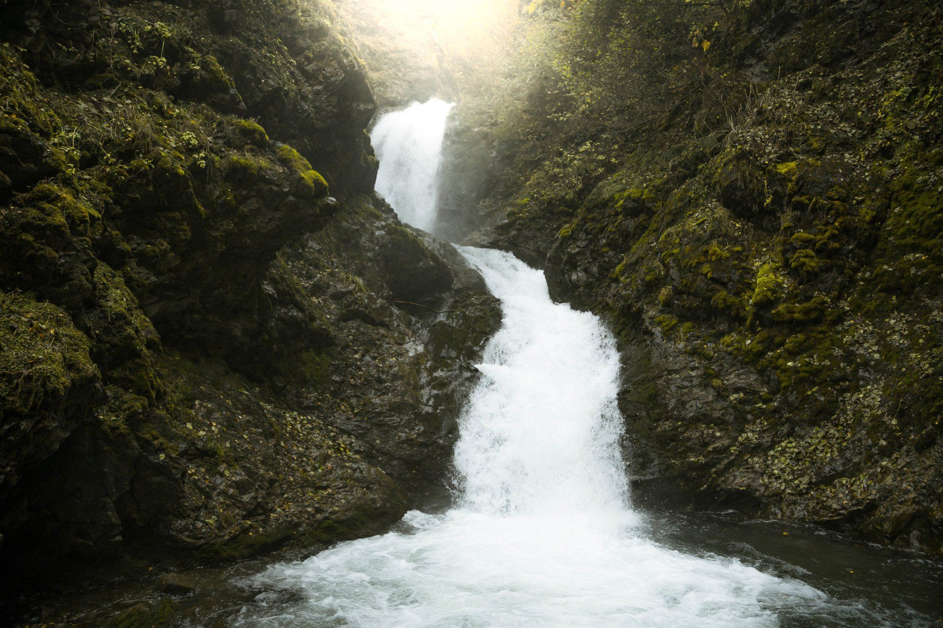 Thunderbird falls near anchorage alaska