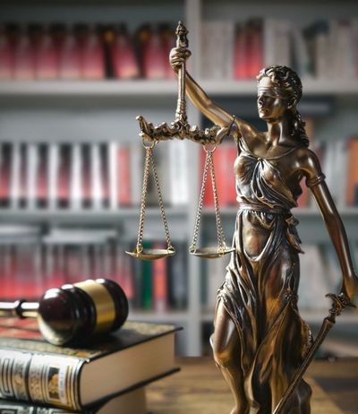 Employment Law — Themis and Gavel in Court Library in Luzerne County, PA Employment Law — Themis and Gavel in Court Library in Luzerne County, PA