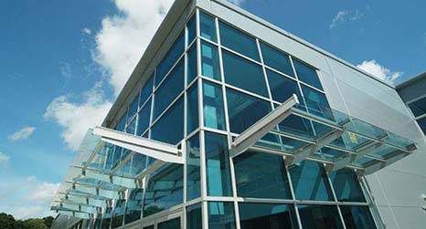 exterior of modern office building
