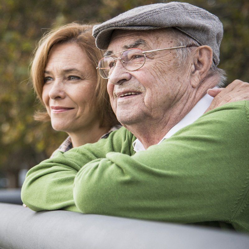 elderly couple