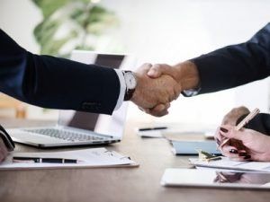shaking hands