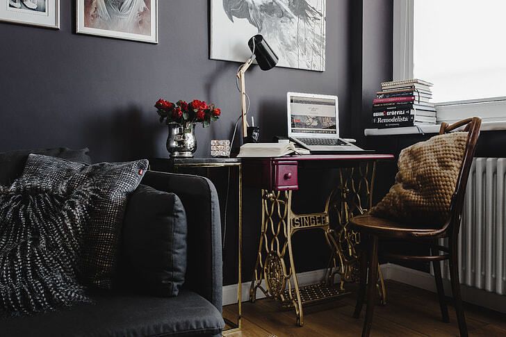desk in room