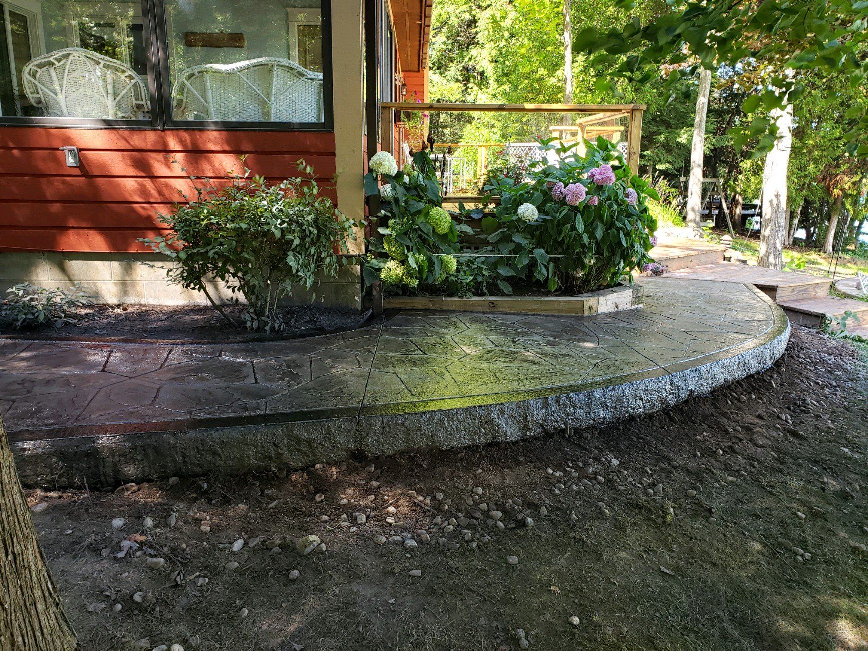 Decorative Concrete Stairs Traverse City, MI