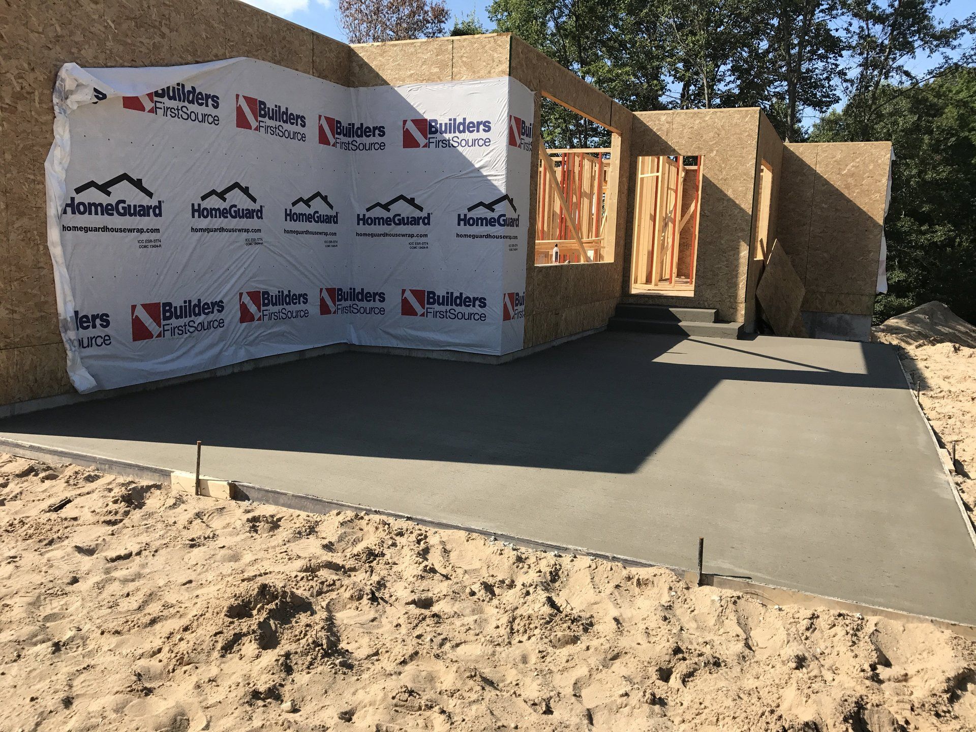 custom poured wall foundation