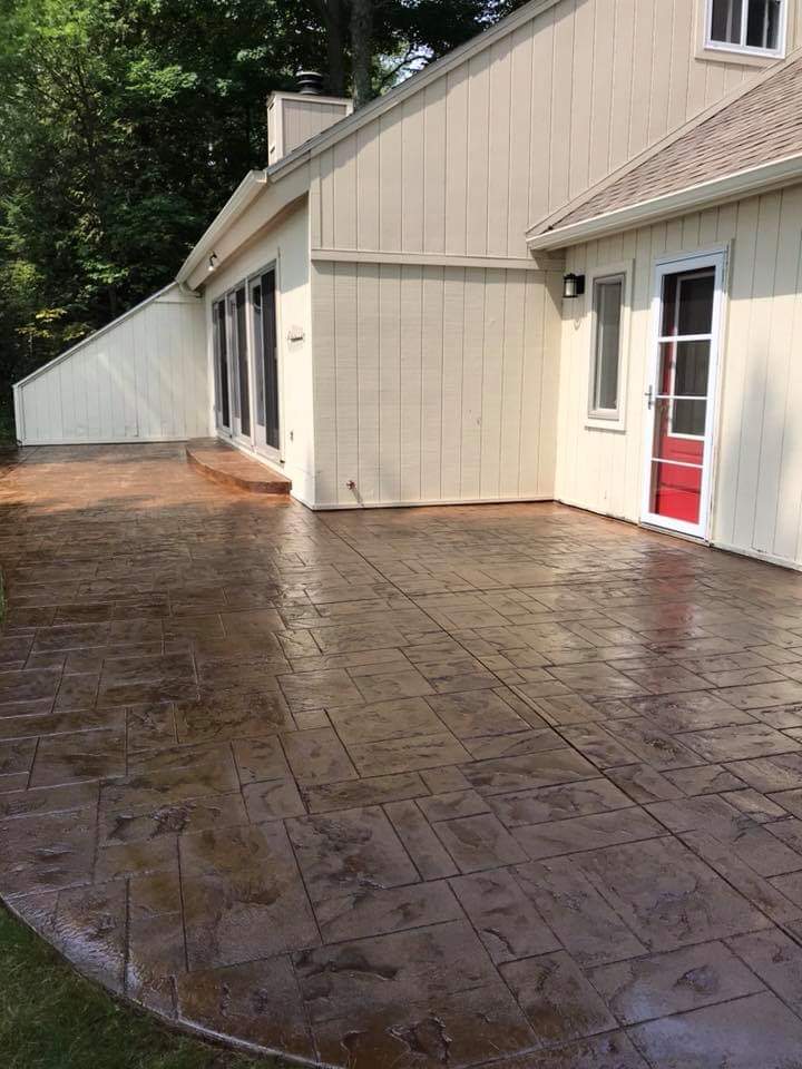 stunning concrete patios in Traverse City, MI
