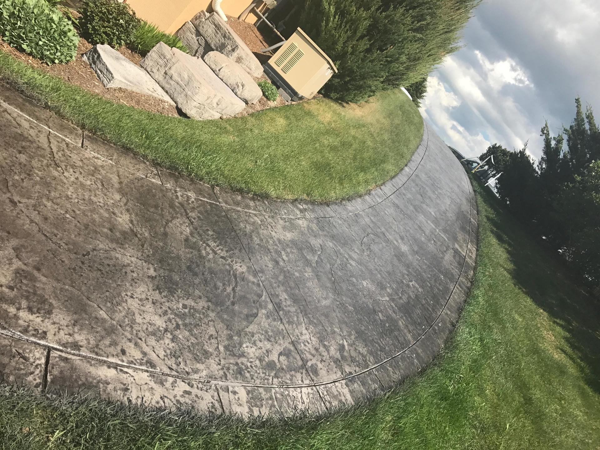 custom concrete driveways in the Traverse City, MI area