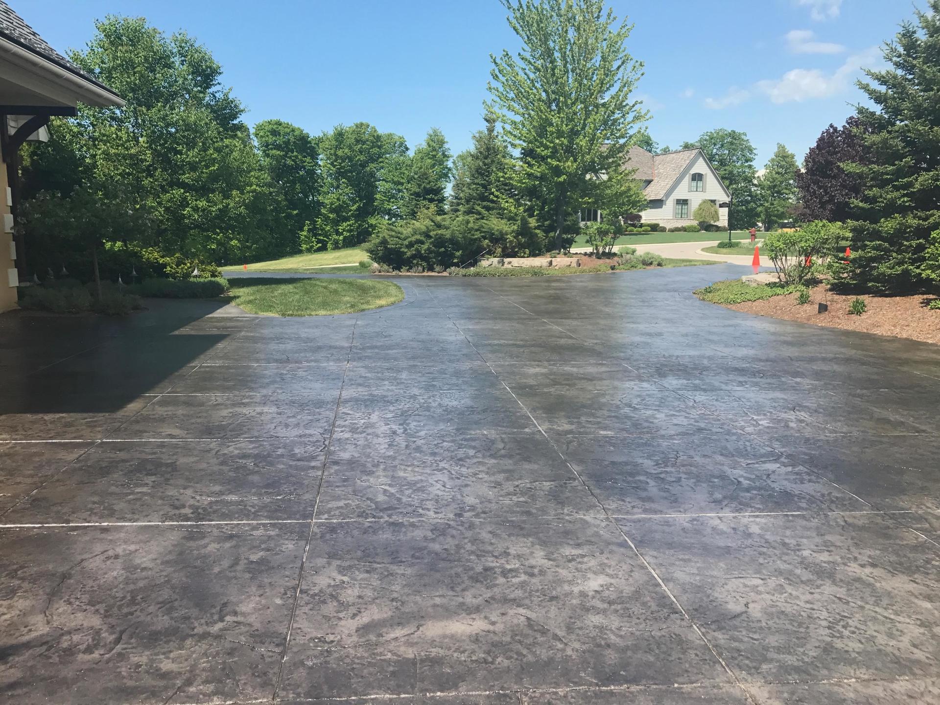 decorative concrete work in Traverse City, MI