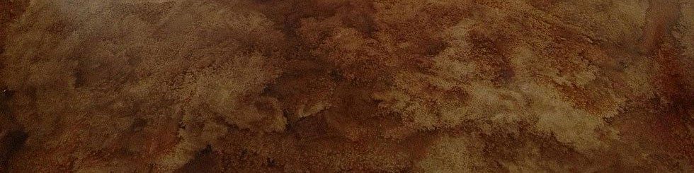 Stained concrete flooring sample