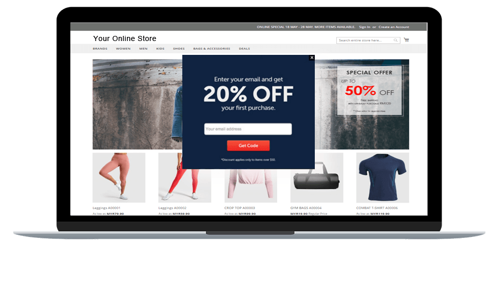 eCommerce online store