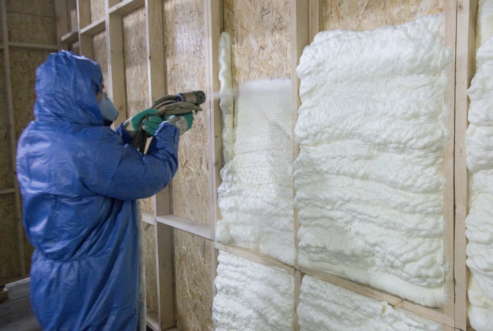 spray foam contractor installing open cell spray foam twin falls